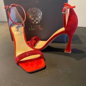 Red Sparkle High Heels